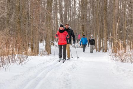 Ski de fond et marche Pointe-axu-Prairies