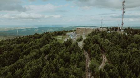 Mont Radar - Vue du bunker