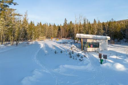 Parc national du Lac-Témiscouata, La Passerelle, sentier Grey-Owl
